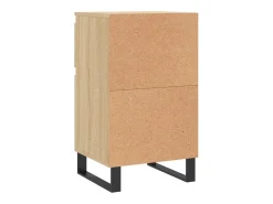 Aparadores 2 unidades madera de ingeniería roble Sonoma 40x35x70 cm