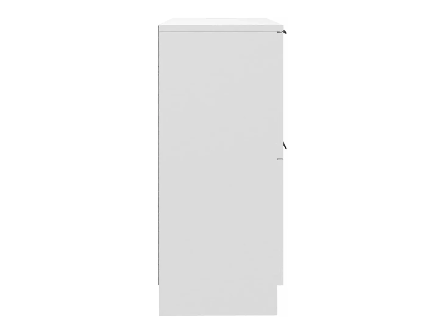 Aparadores 2 unidades madera contrachapada blanco 30x30x70 cm