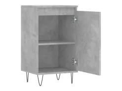 Aparadores 2 unidades madera de ingeniería gris hormigón 40x35x70 cm