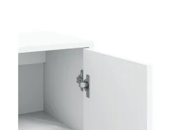 Aparadores 2 unidades madera de ingeniería blanco 60x31x84 cm