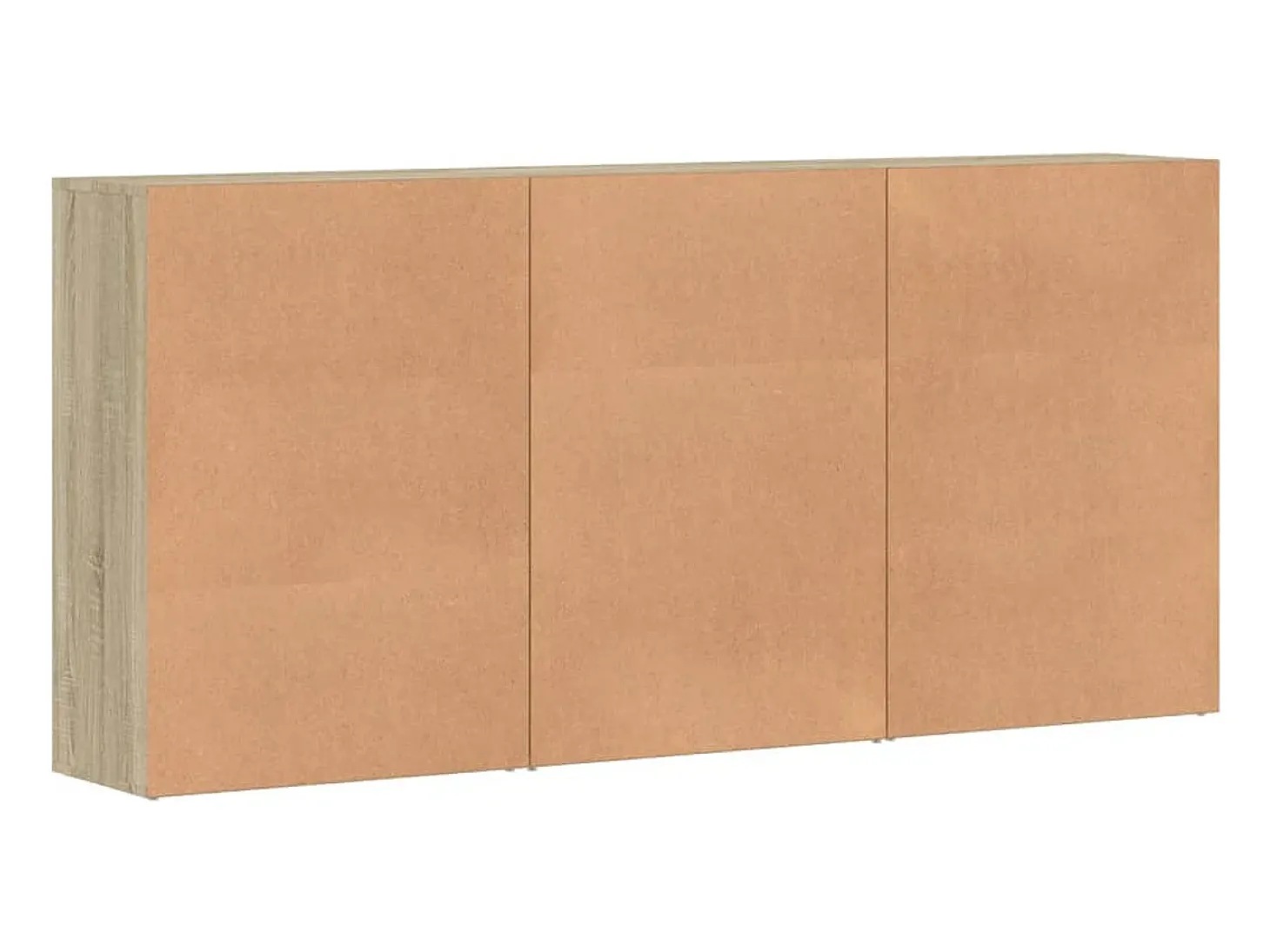 Aparadores de 3 piezas roble sonoma 60x31x84 cm madera de ingeniería