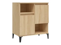 Aparadores de 3 piezas roble sonoma 60x35x70 cm madera de ingeniería