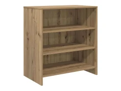 Aparadores de 3 piezas, roble hecho a mano, 70 x 41 x 75 cm, madera de ingeniería