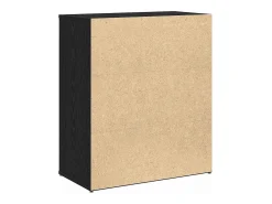 Armario alto 2 piezas Roble Negro 60 x 31 x 70 cm Madera de ingeniería