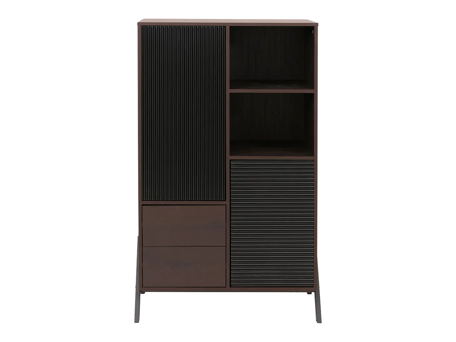 Armario alto MCW-O40, aspecto nogal