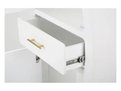 Armario Aparador VKH29, Blanco, 60x32x133 cm, Kendra Home