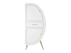 Armario Aparador VKH29, Blanco, 60x32x133 cm, Kendra Home