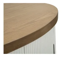 Armario Aparador VKH28, Blanco, 79x48x67 cm, Kendra Home