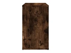 Armario auxiliar madera contrachapada roble ahumado 60x30x50 cm