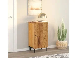 Armario auxiliar madera maciza de acacia 40x33x75 cm