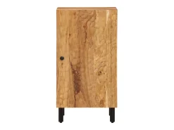 Armario auxiliar madera maciza de acacia 40x33x75 cm