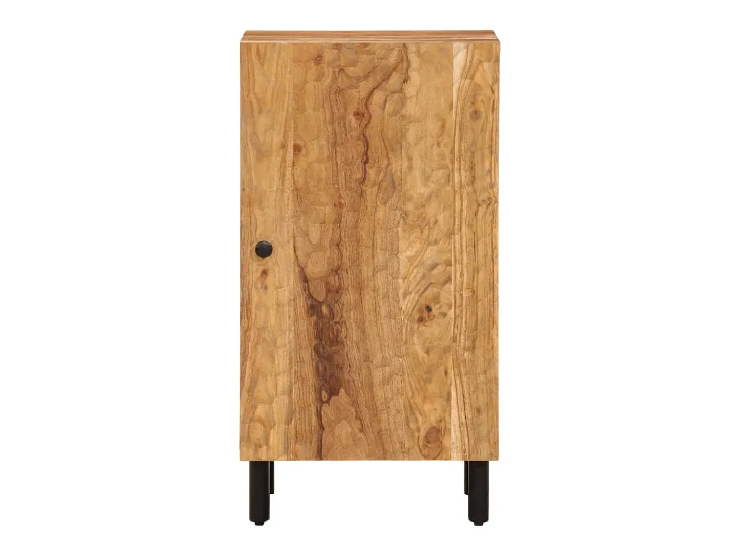 Armario auxiliar madera maciza de acacia 40x33x75 cm