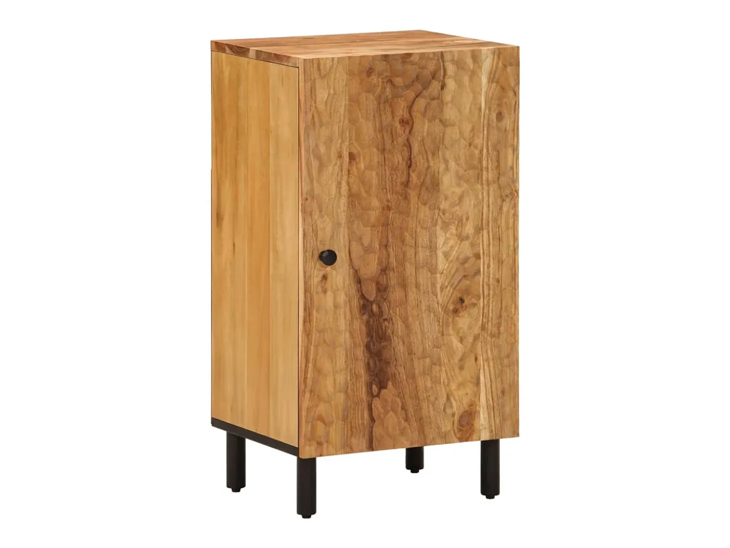 Armario auxiliar madera maciza de acacia 40x33x75 cm