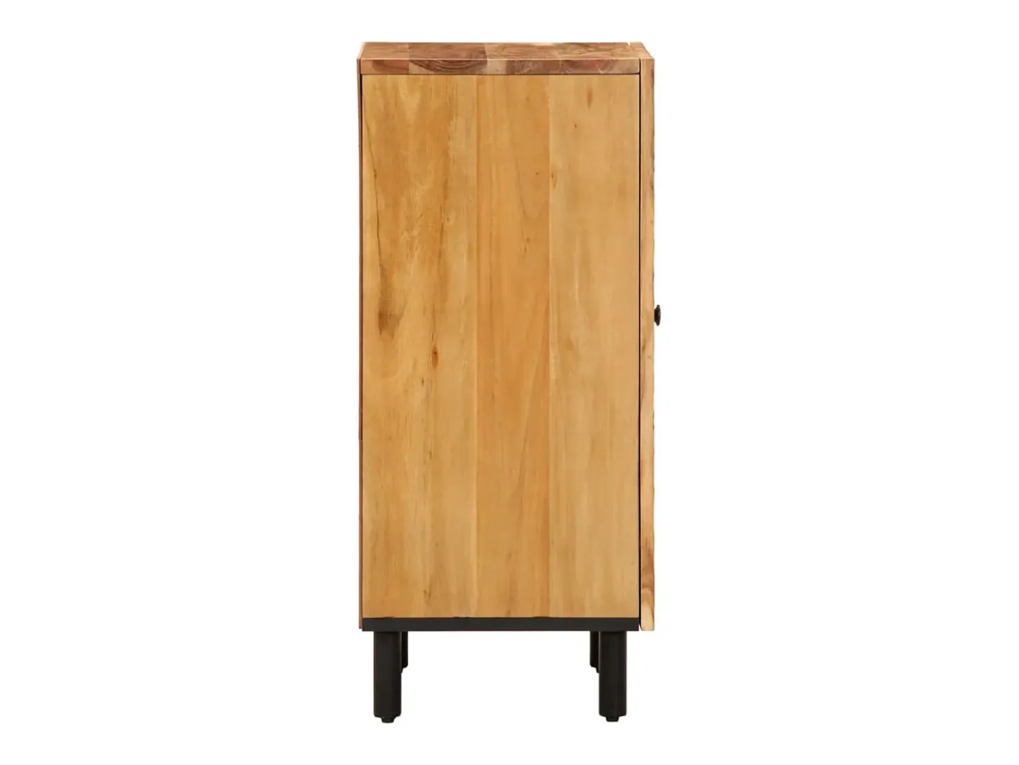 Armario auxiliar madera maciza de acacia 40x33x75 cm