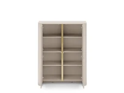 Armario, Cachemira, 103 x 39 x 132 cm | Mueble moderno con cantos redondeados