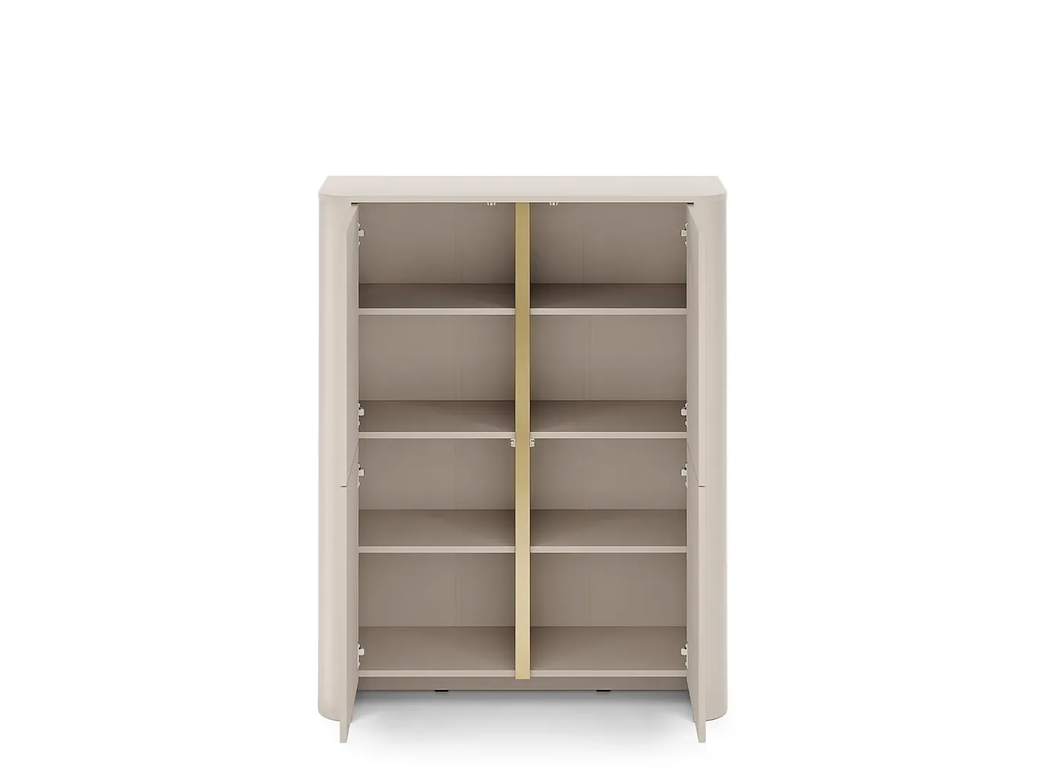 Armario, Cachemira, 103 x 39 x 132 cm | Mueble moderno con cantos redondeados
