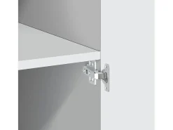 Armario de almacenaje blanco 80x42,5x225 cm madera de ingeniería