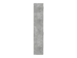 Armario de almacenaje estrecho gris hormigón 30x42,5x225 cm