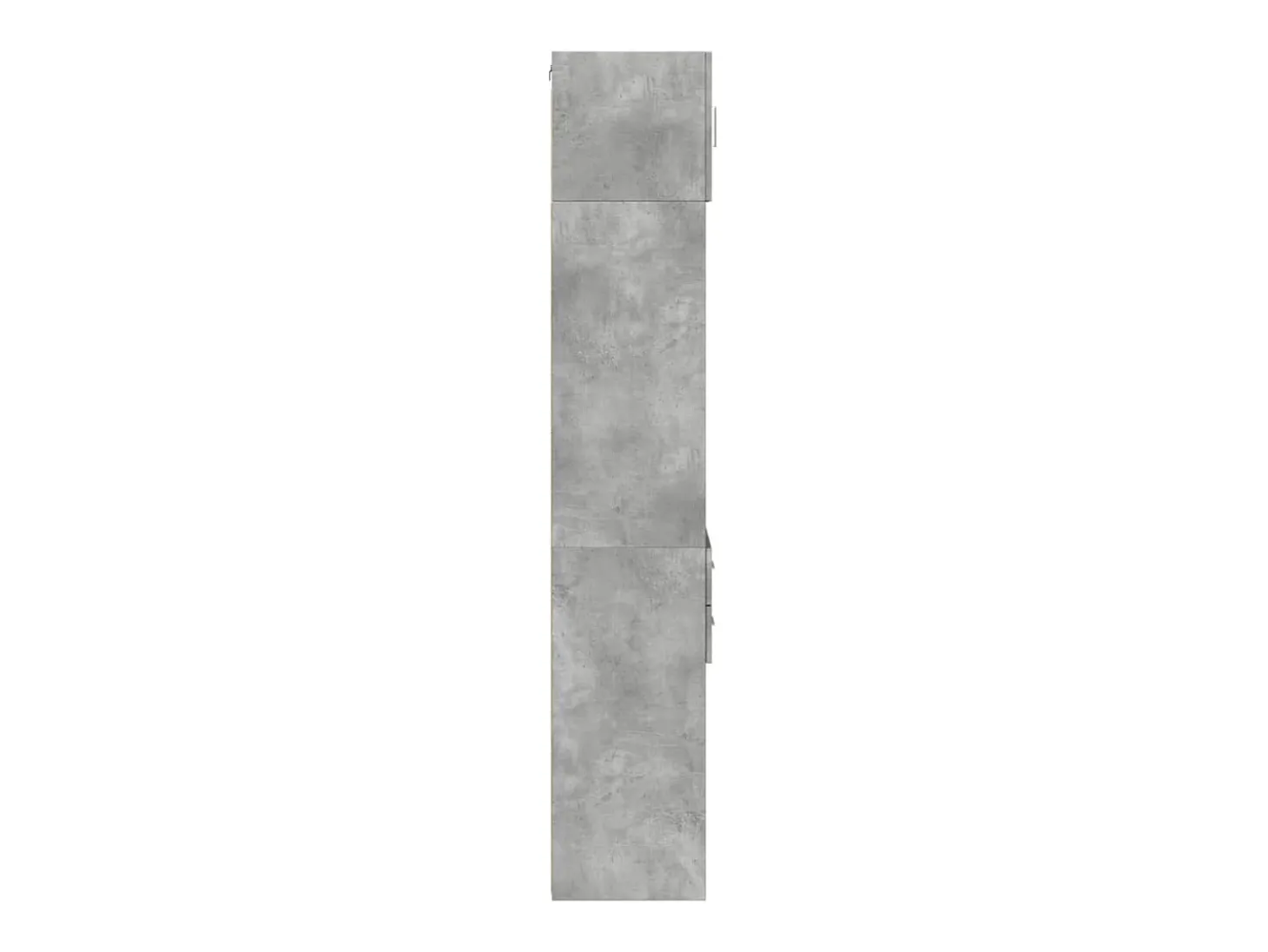 Armario de almacenaje estrecho gris hormigón 40x42,5x225 cm