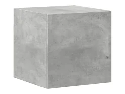 Armario de almacenaje estrecho gris hormigón 40x42,5x225 cm