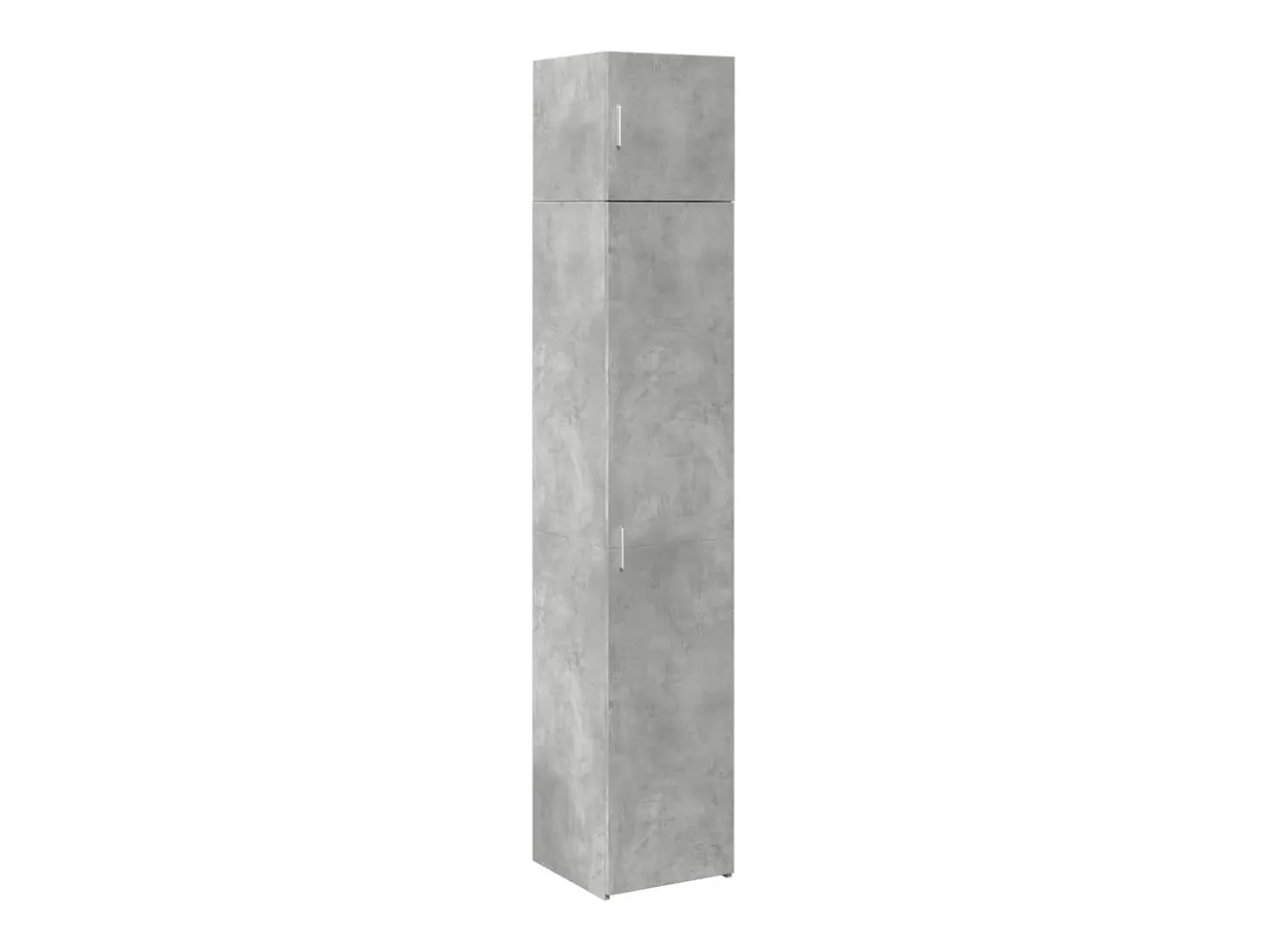 Armario de almacenaje estrecho gris hormigón 40x42,5x225 cm