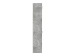 Armario de almacenaje estrecho gris hormigón 40x42,5x225 cm