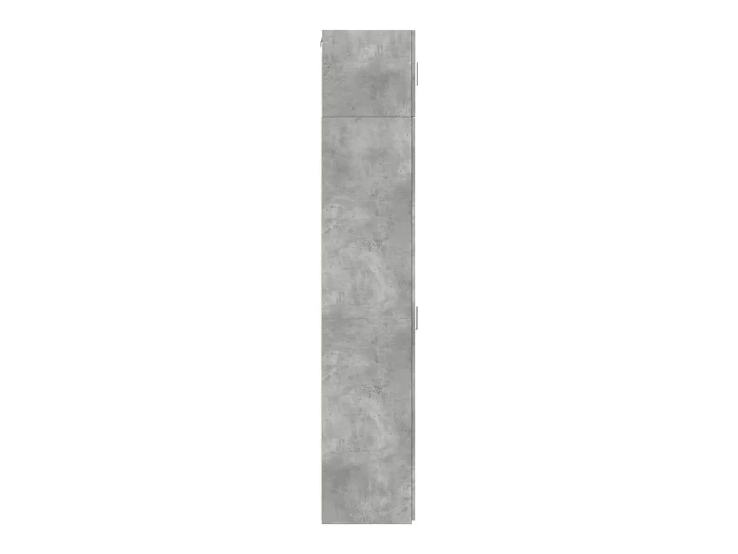 Armario de almacenaje estrecho gris hormigón 40x42,5x225 cm