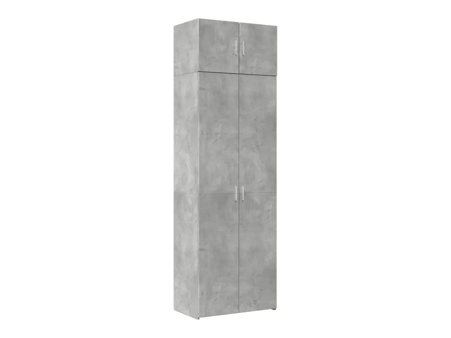Armario de almacenaje gris hormigón 70x42,5x225cm madera de ingeniería