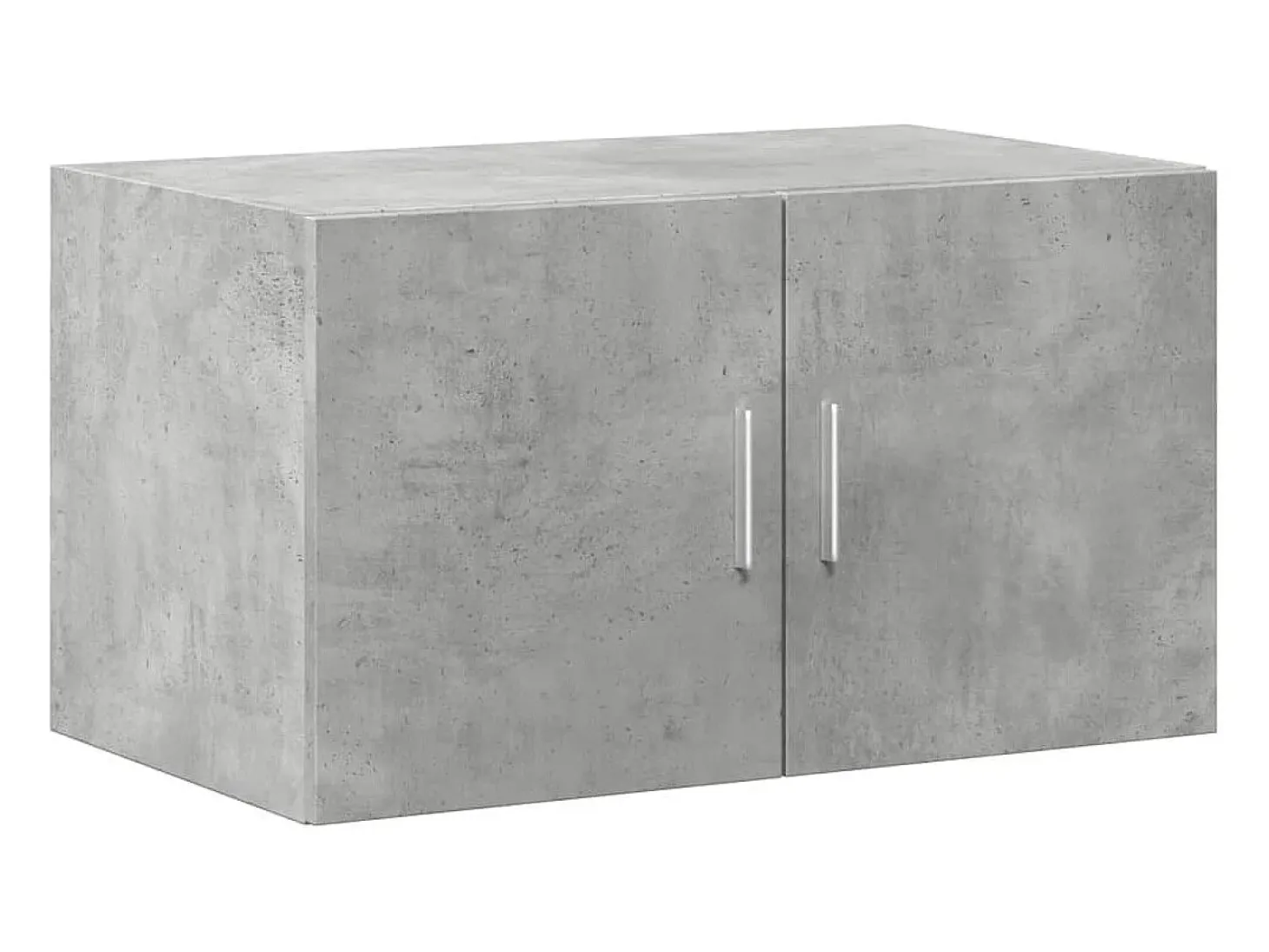 Armario de almacenaje gris hormigón 70x42,5x225cm madera de ingeniería