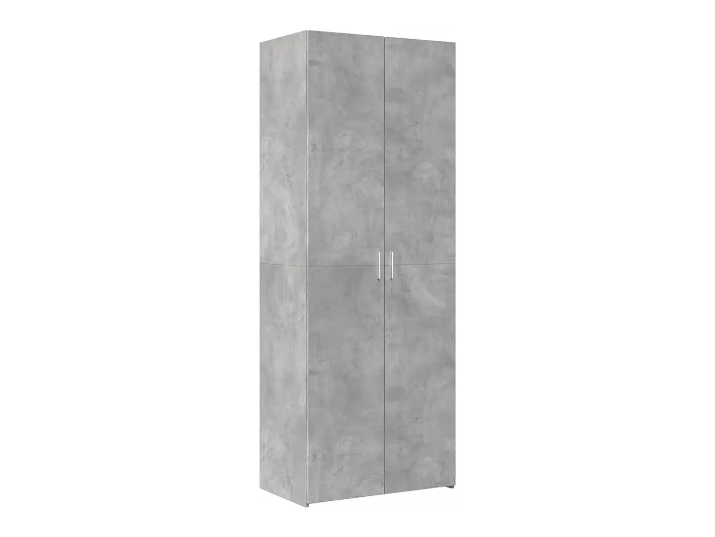 Armario de almacenaje gris hormigón 70x42,5x225cm madera de ingeniería