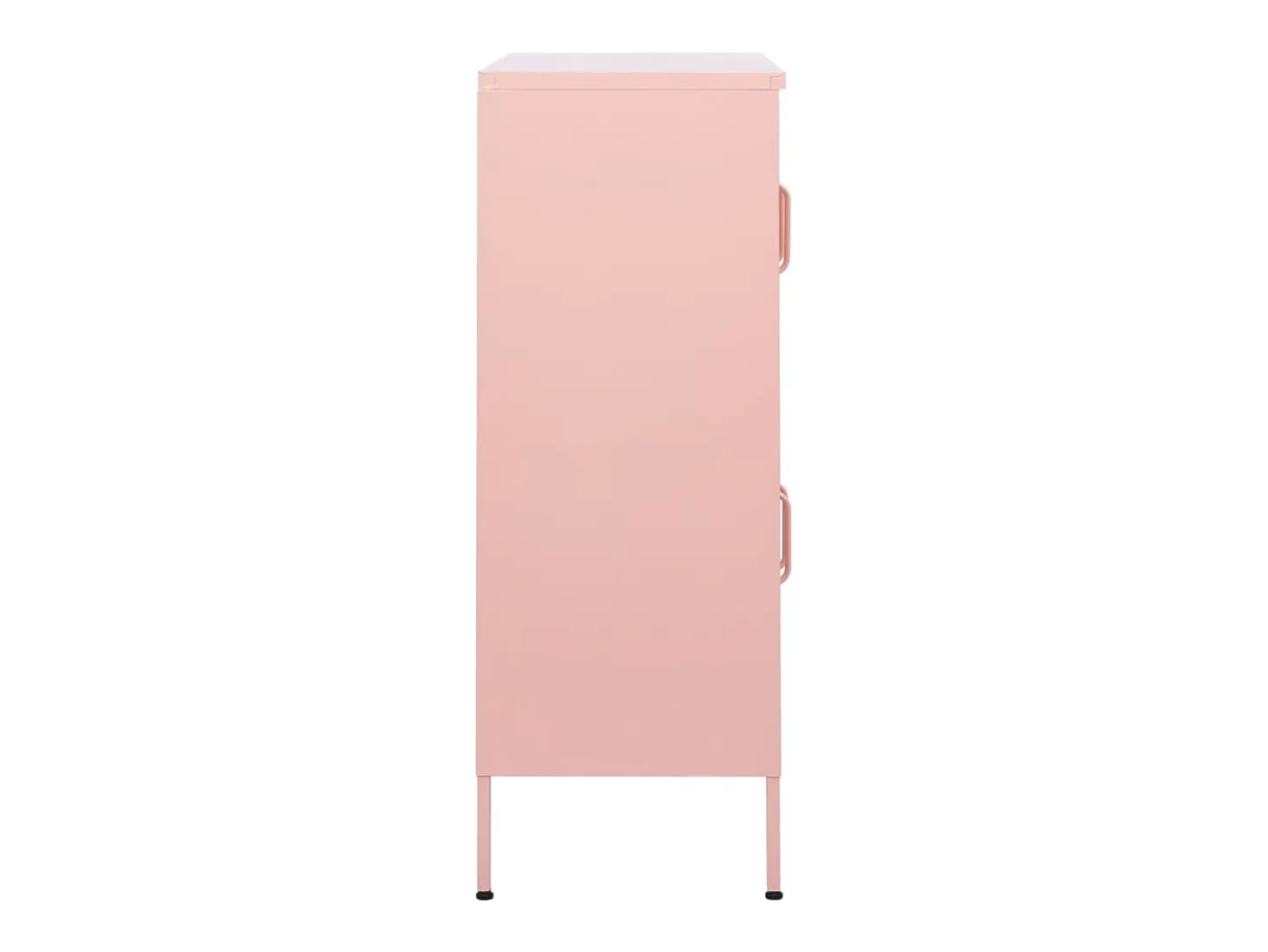Armario de almacenamiento acero rosa 80x35x101,5 cm ES916009