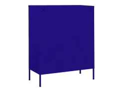 Armario de almacenamiento acero azul marino 80x35x101,5 cm ES154358