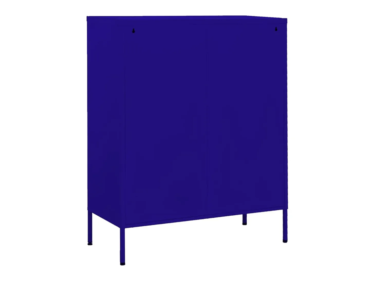 Armario de almacenamiento acero azul marino 80x35x101,5 cm ES154358