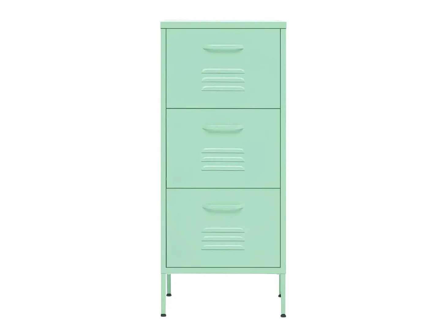 Armario de almacenamiento acero verde mint 42,5x35x101,5 cm ES337871