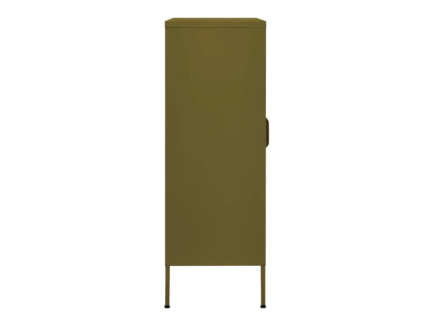Armario de almacenamiento acero verde oliva 80x35x101,5 cm ES321561