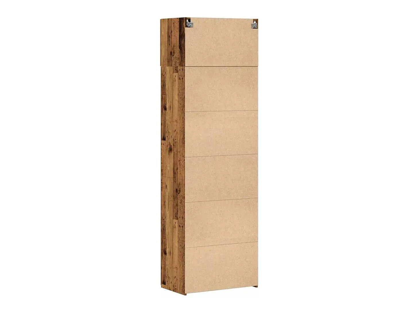 Armario de almacenamiento de madera envejecida 70x42,5x225 cm Madera de ingeniería