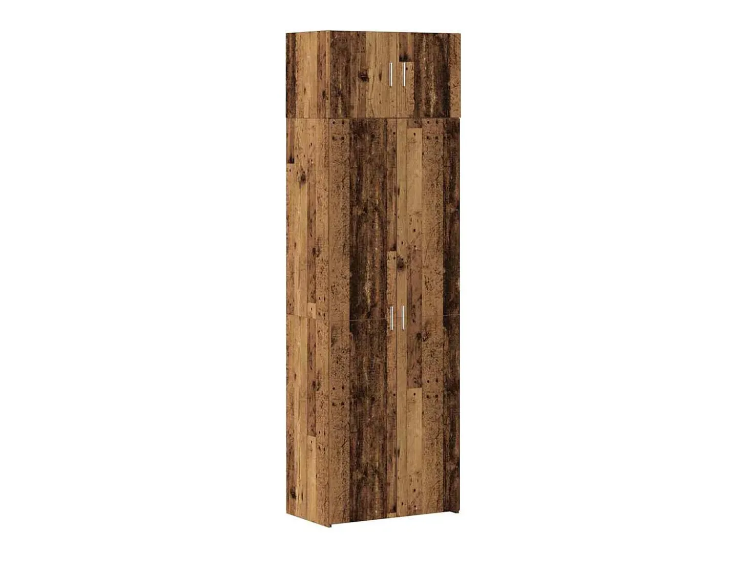 Armario de almacenamiento de madera envejecida 70x42,5x225 cm Madera de ingeniería