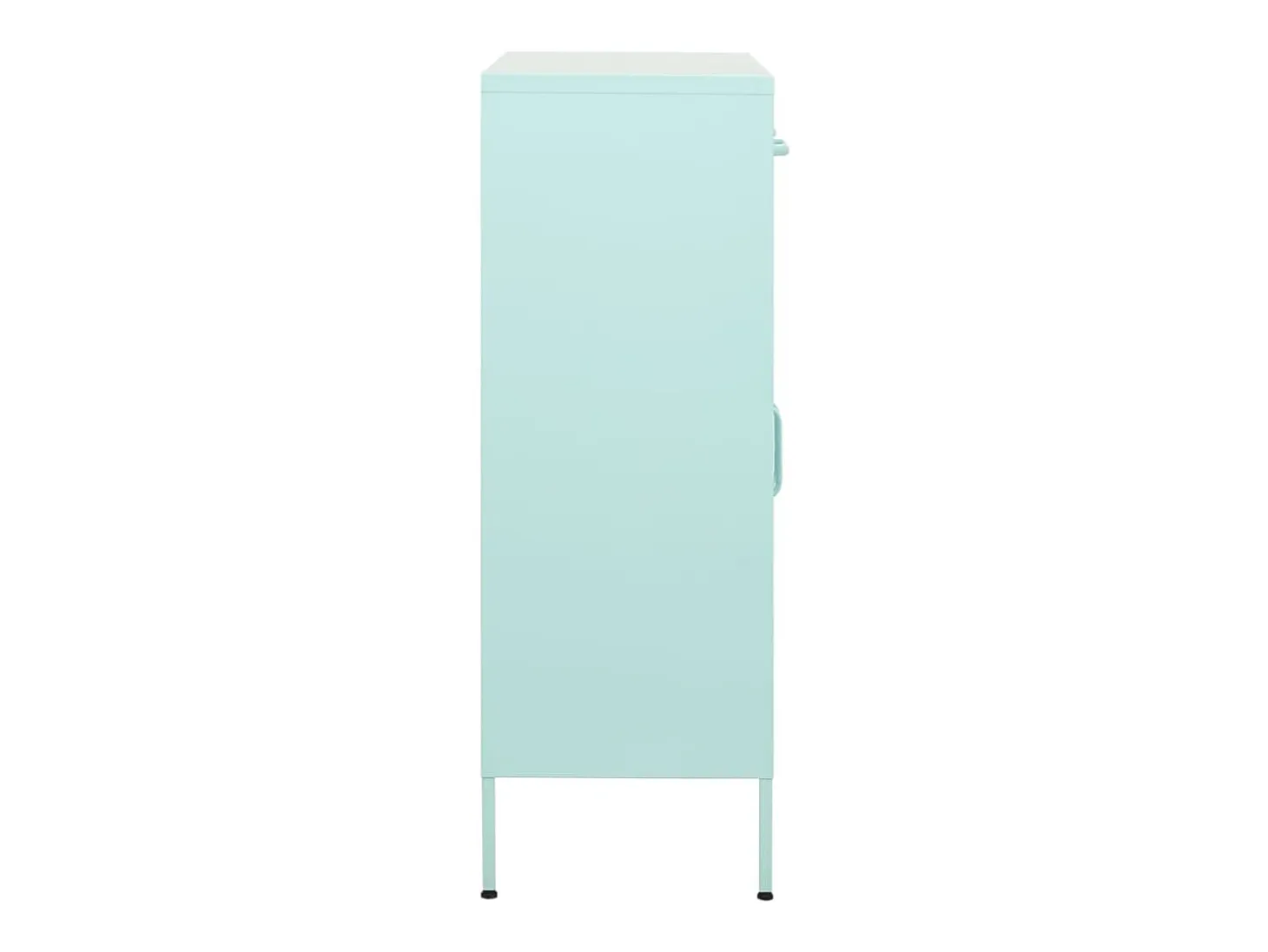 Armario de almacenamiento acero verde mint 80x35x101,5 cm ES501295