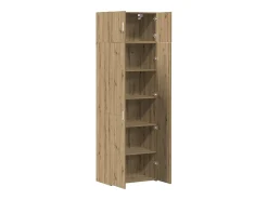 Armario de almacenamiento 3 pcs Roble artesanal
