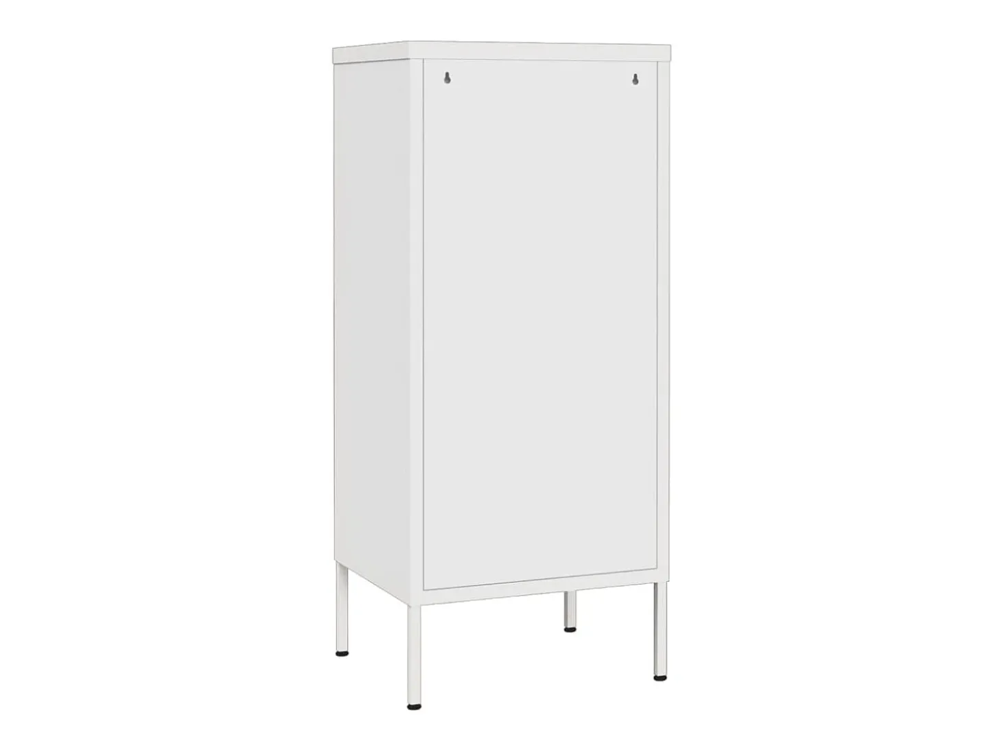 Armario de almacenamiento acero blanco 42,5x35x101,5 cm ES376119