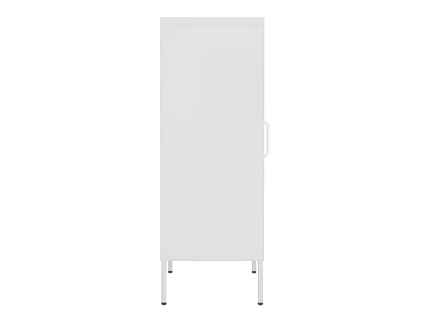 Armario de almacenamiento acero blanco 42,5x35x101,5 cm ES376119