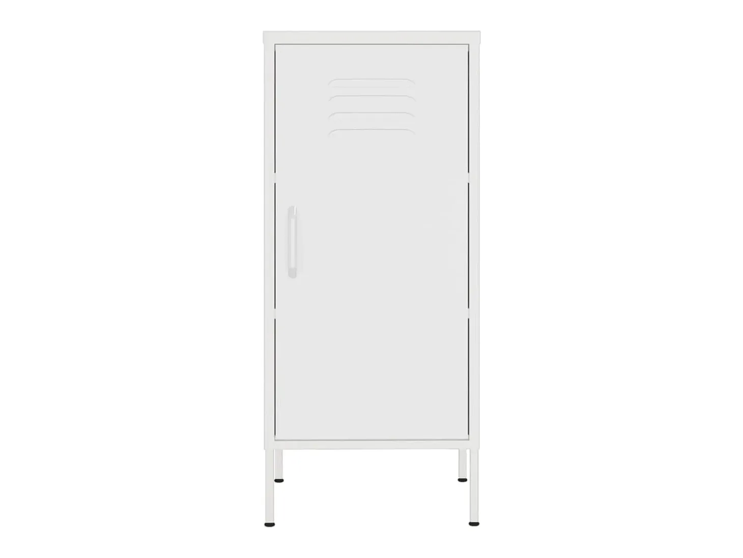Armario de almacenamiento acero blanco 42,5x35x101,5 cm ES376119