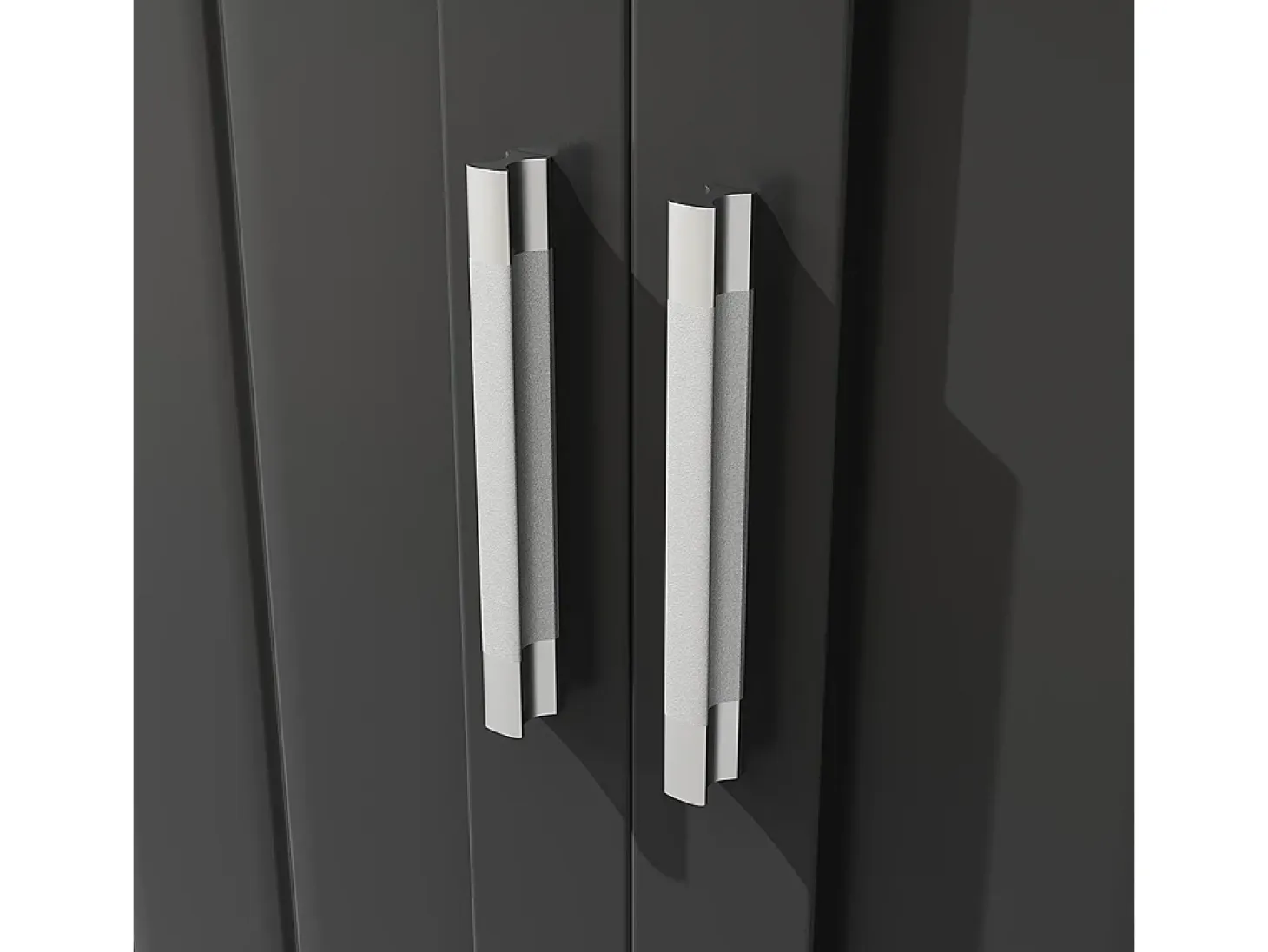 Armario de cocina, mueble alto/expositor con iluminación LED, 104x40x180 cm, negro
