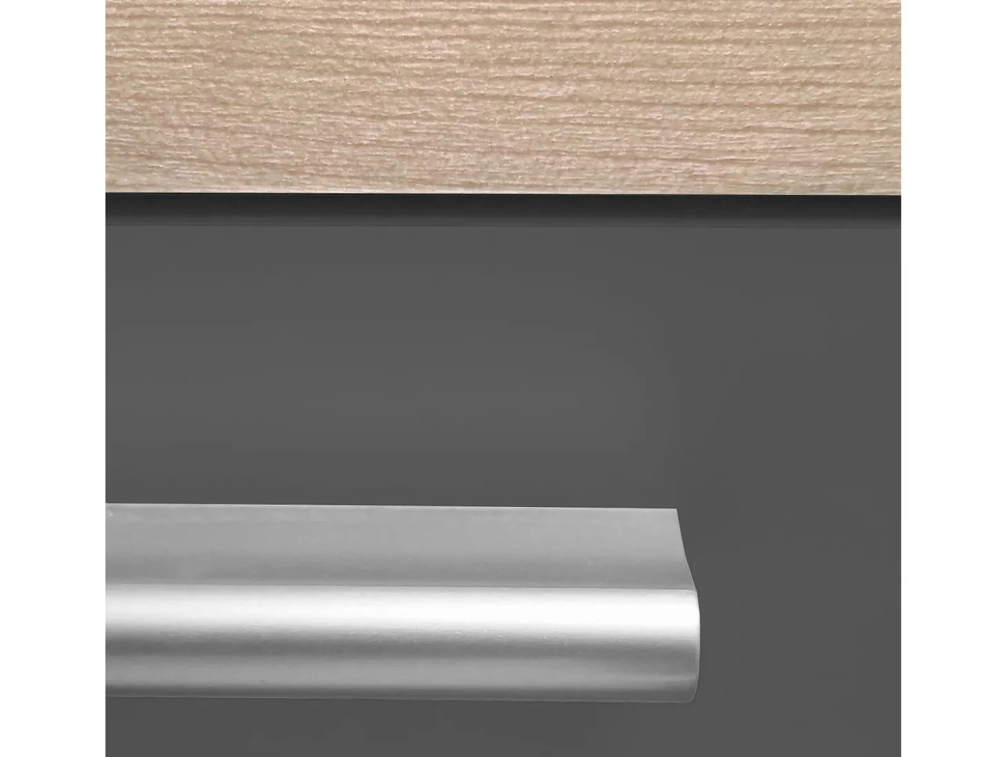 Armario de cocina 200x84x60 cm Gris