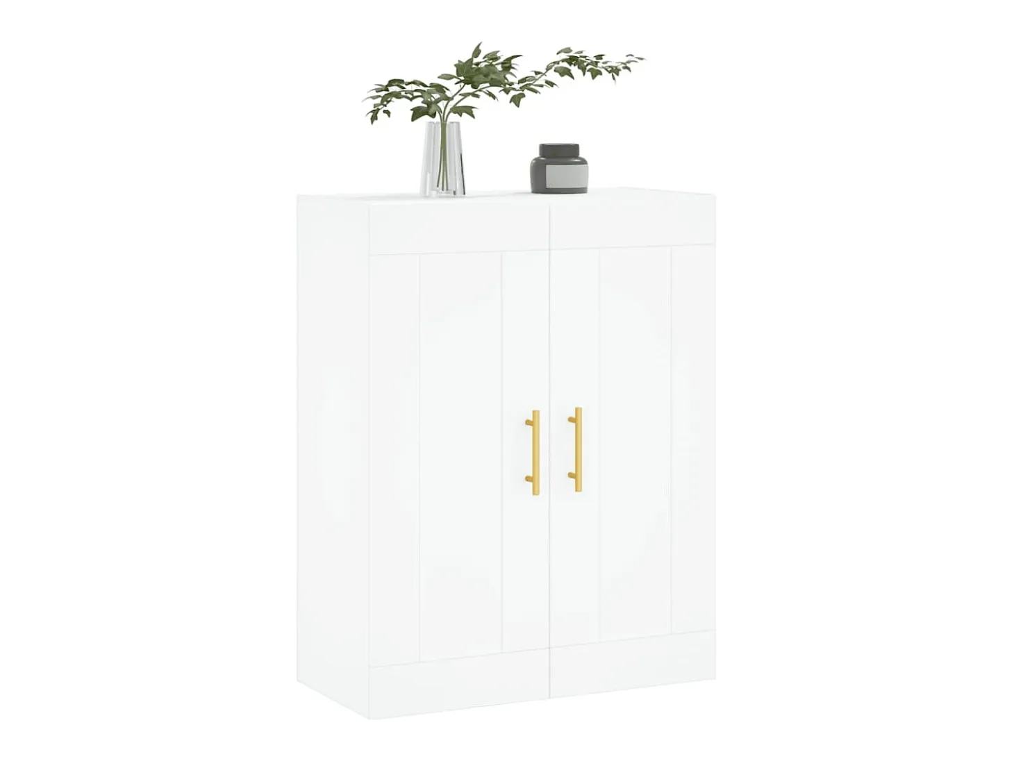 Armario de pared blanco 69,5x34x90 cm madera de ingeniería