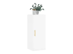 Armario de pared blanco 34,5x34x90 cm