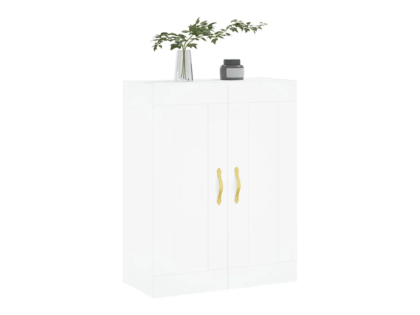 Armario de pared blanco 69,5x34x90 cm madera de ingeniería