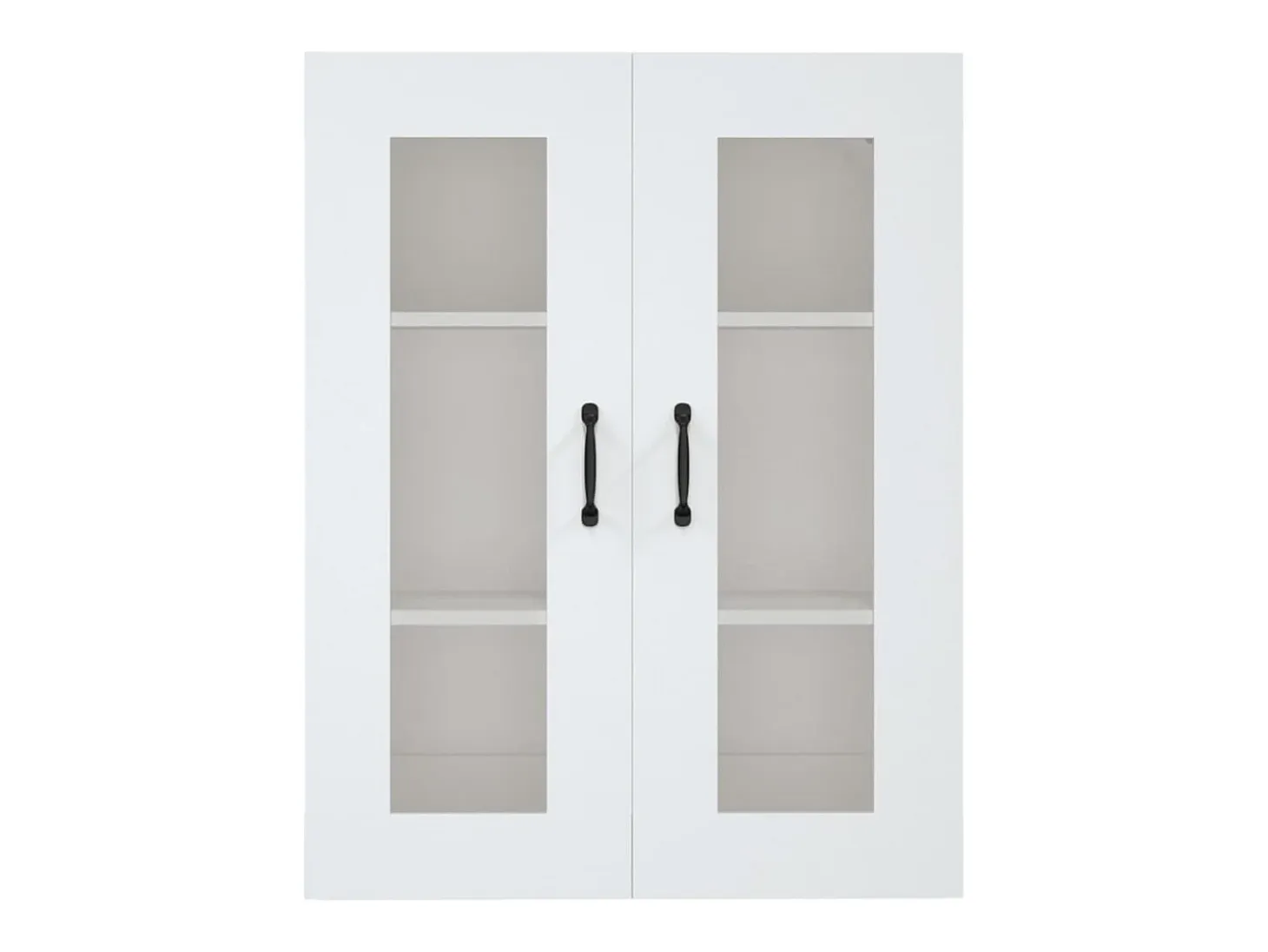 Armario de pared colgante blanco 69,5x34x90 cm
