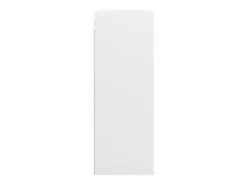Armario de pared colgante blanco 69,5x32,5x90 cm