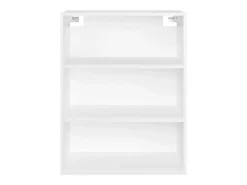 Armario de pared colgante blanco 69,5x32,5x90 cm